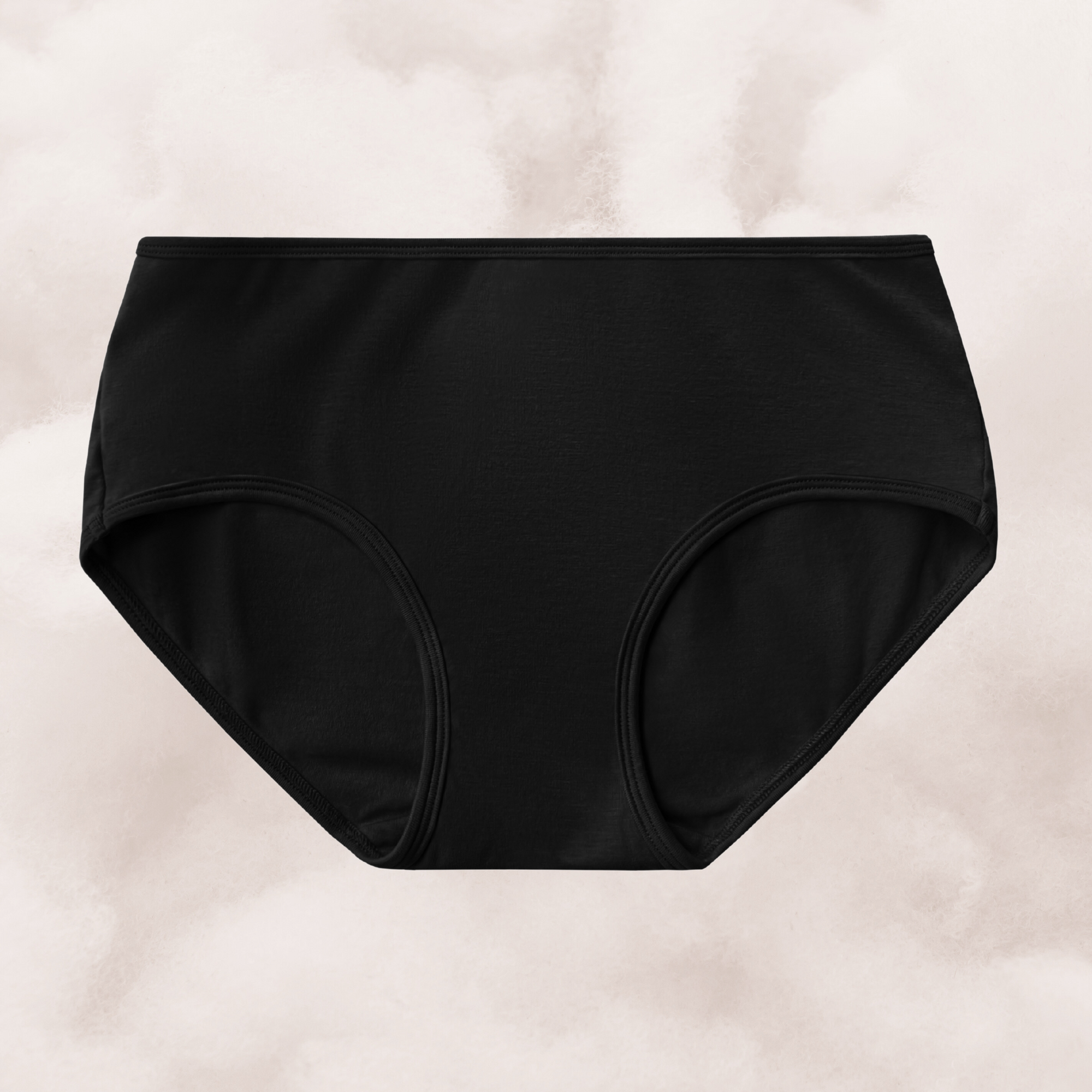 PROCLAIM organic cotton mid rise brief in black