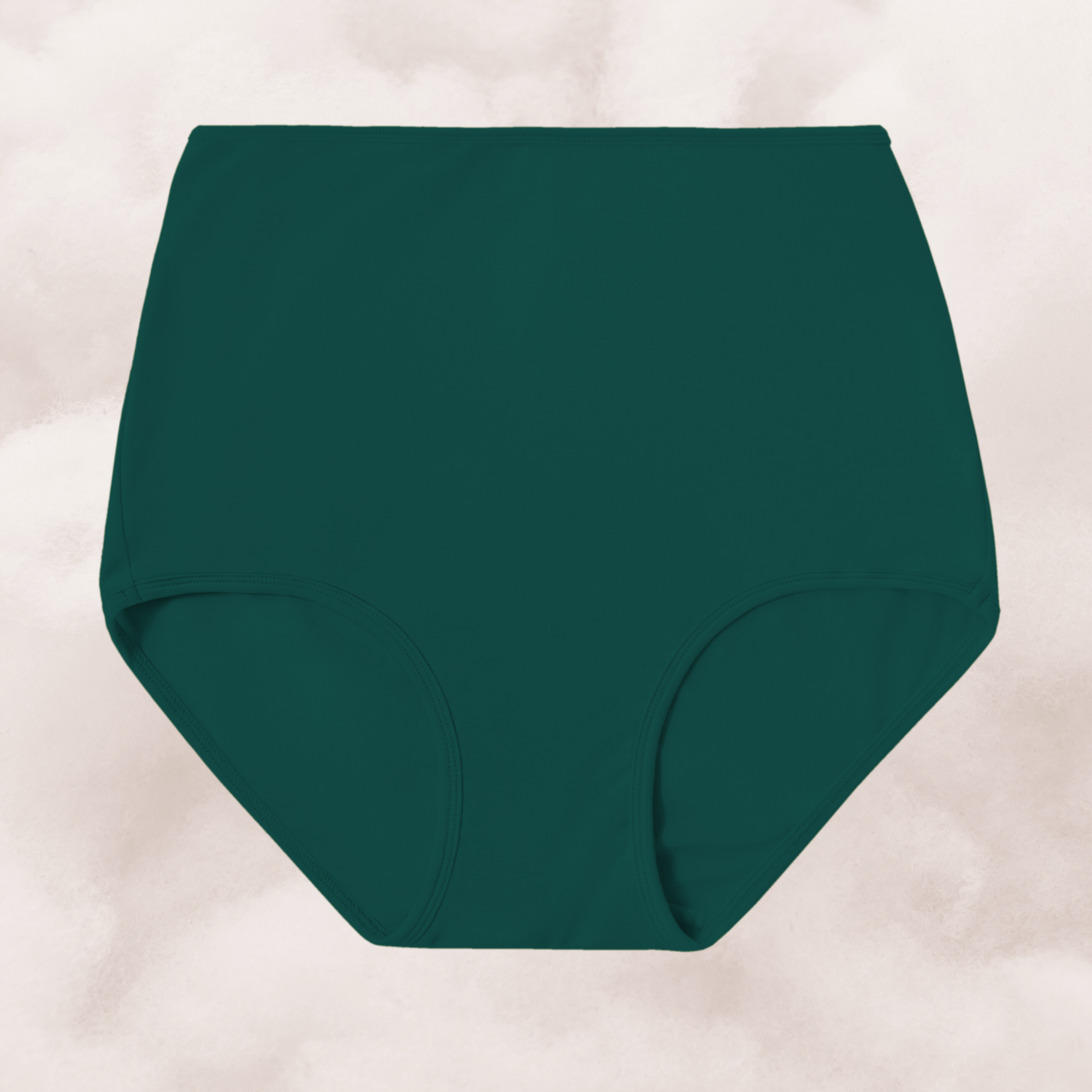proclaim organic cotton high rise brief in dark green