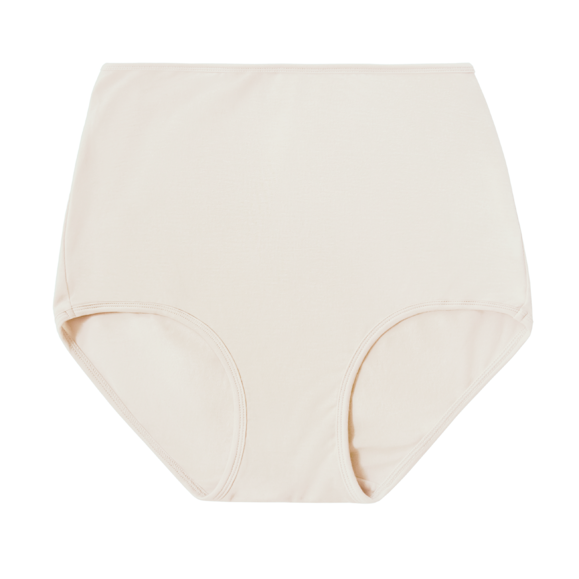 proclaim organic cotton high rise brief in natural undyed