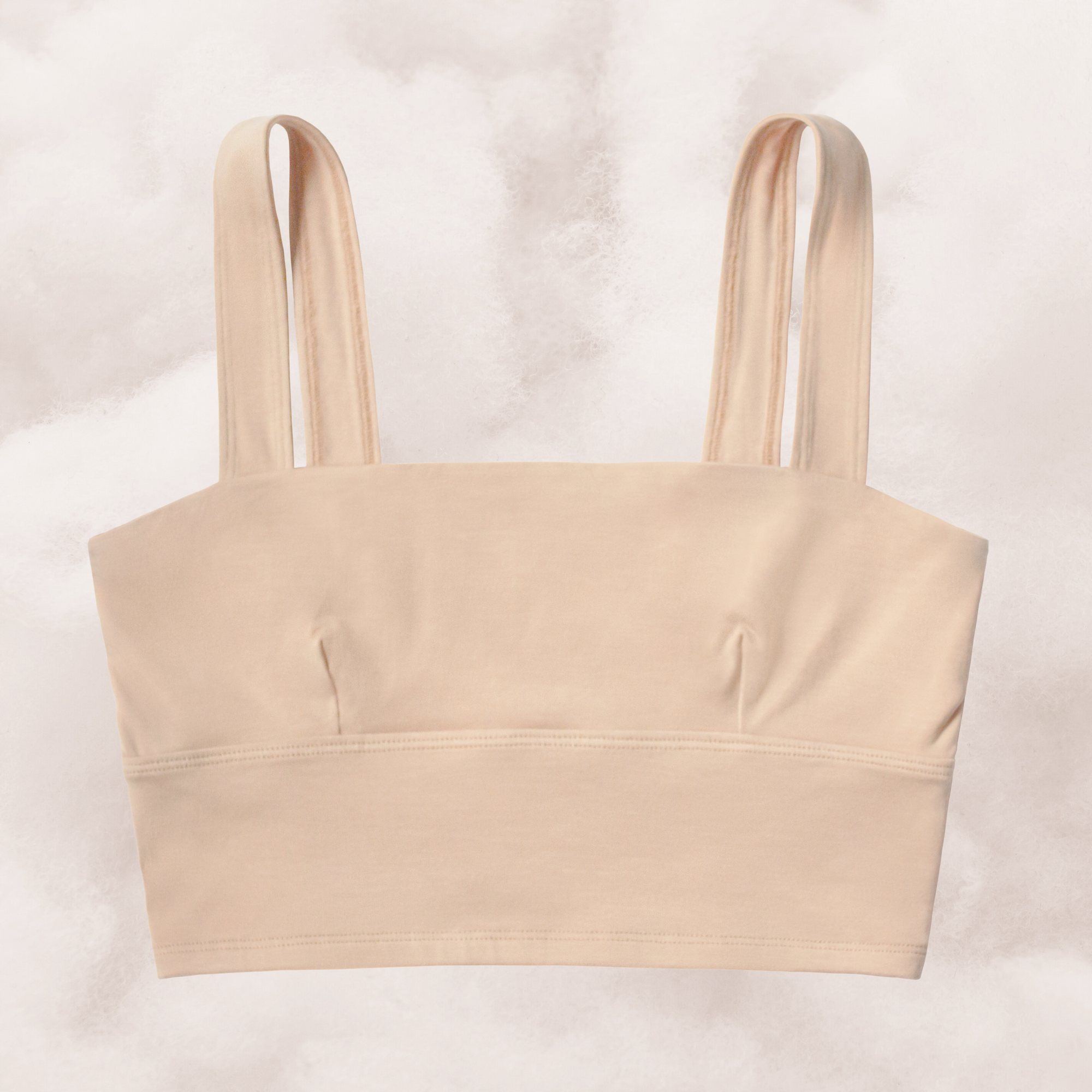 proclaim square neck bralette in ada nude light nude beige