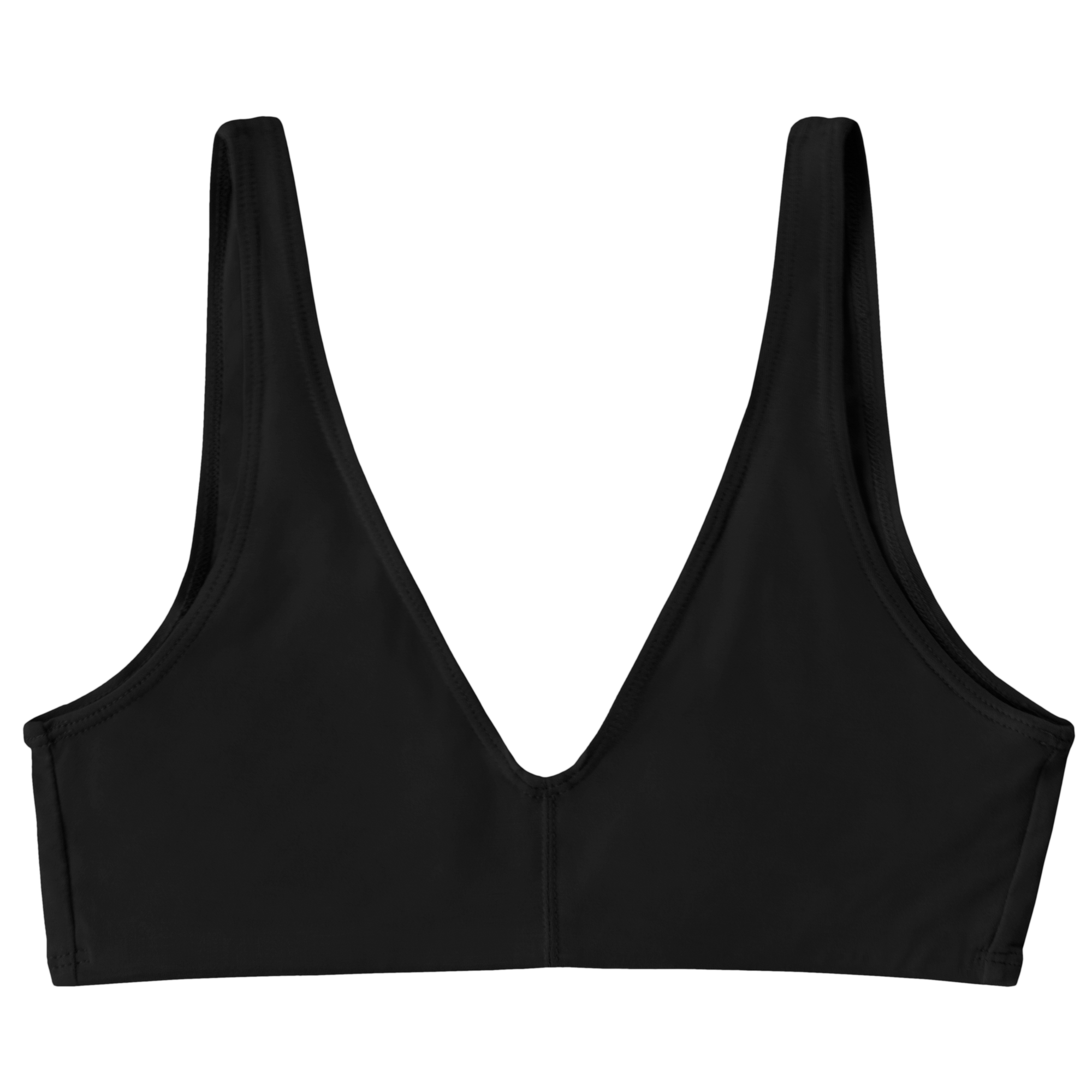 black everyday bralette in tencel