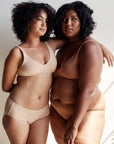 ada nude proclaim ethical sustainable mid rise brief tencel underwear made in los angeles sizes s m l xl x2 x3
